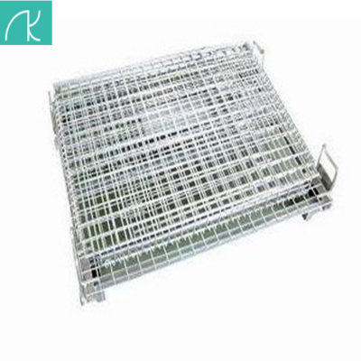 Enable mixed loads nesting mobile foldable steel storage cage